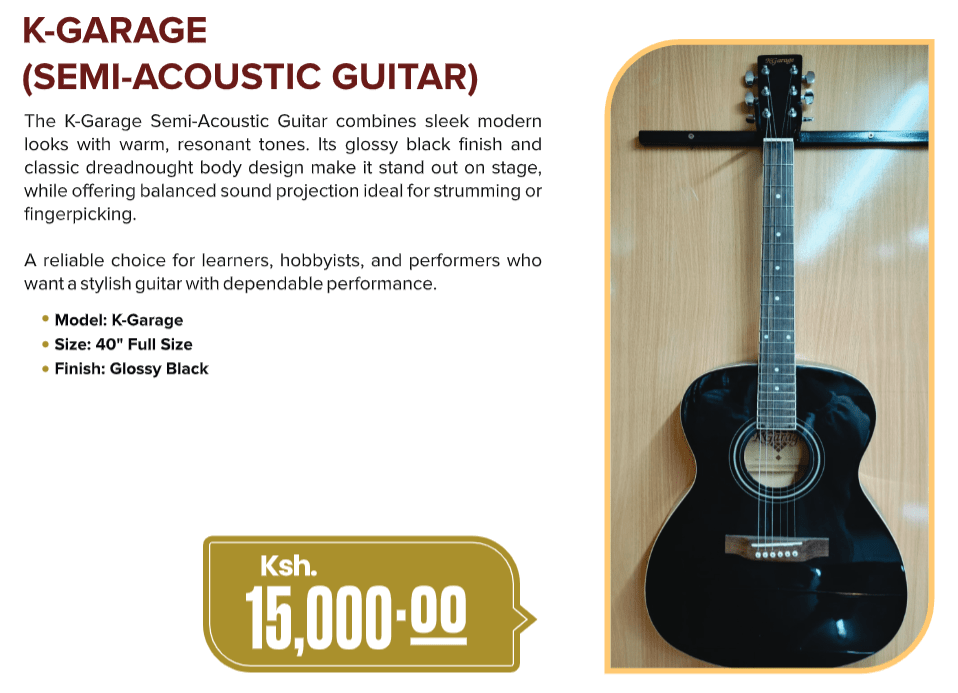 K-Garage Semi-Acoustic Guitar
